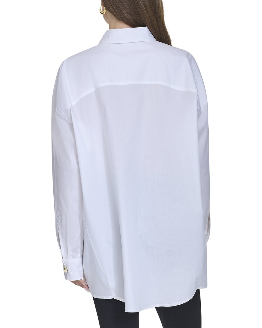 Halston Halston Oversized Button Up Shirt