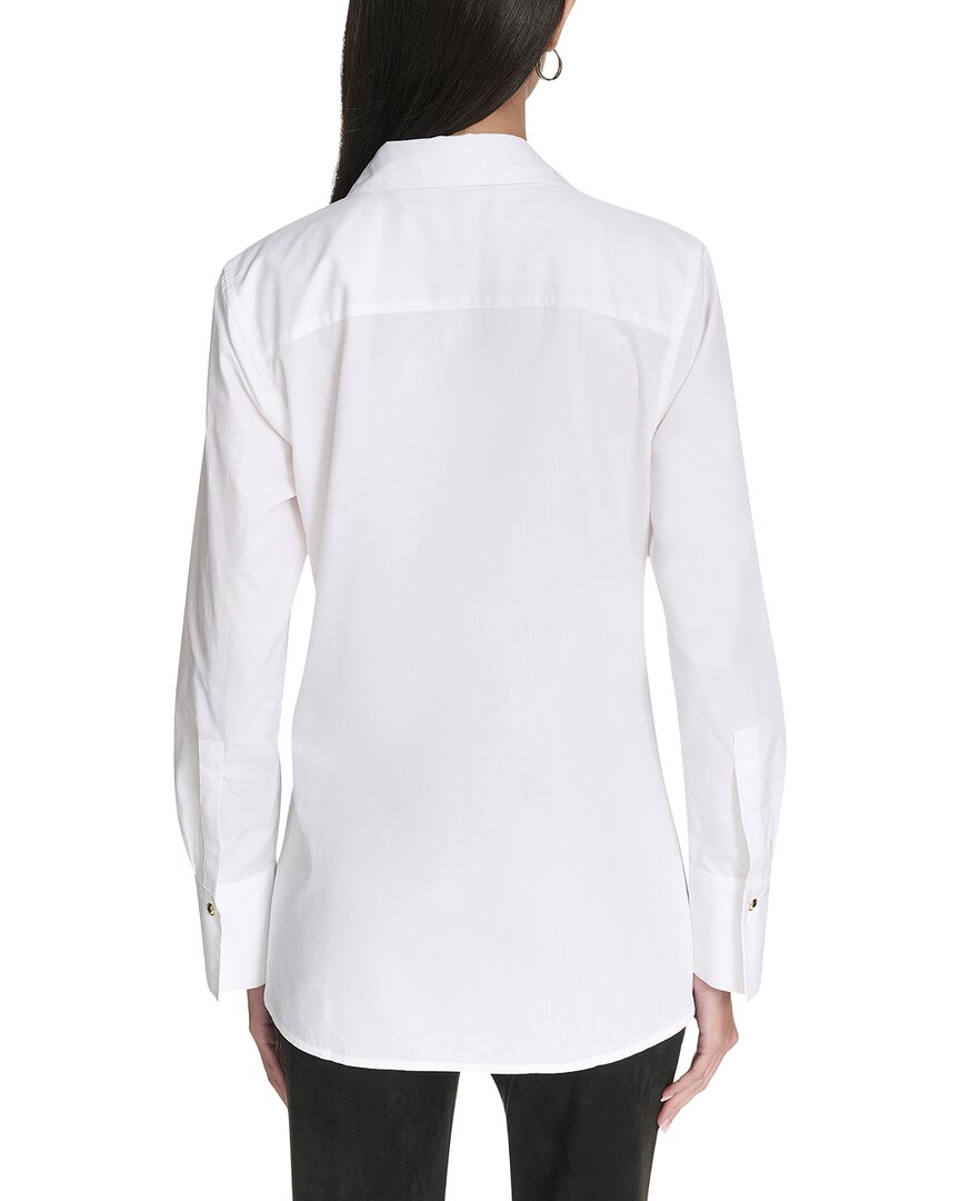 Halston Halston Tie Front Button Up