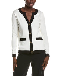 Halston Halston Color Block Cardigan