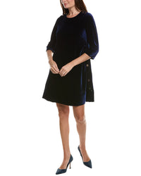 GRETCHEN SCOTT Gretchen Scott Button Up Buttercup Swing Velvet Dress