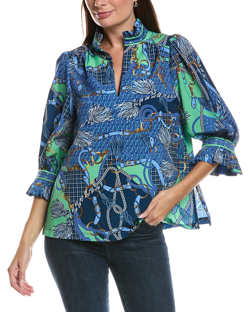GRETCHEN SCOTT Gretchen Scott Ruffleneck Top