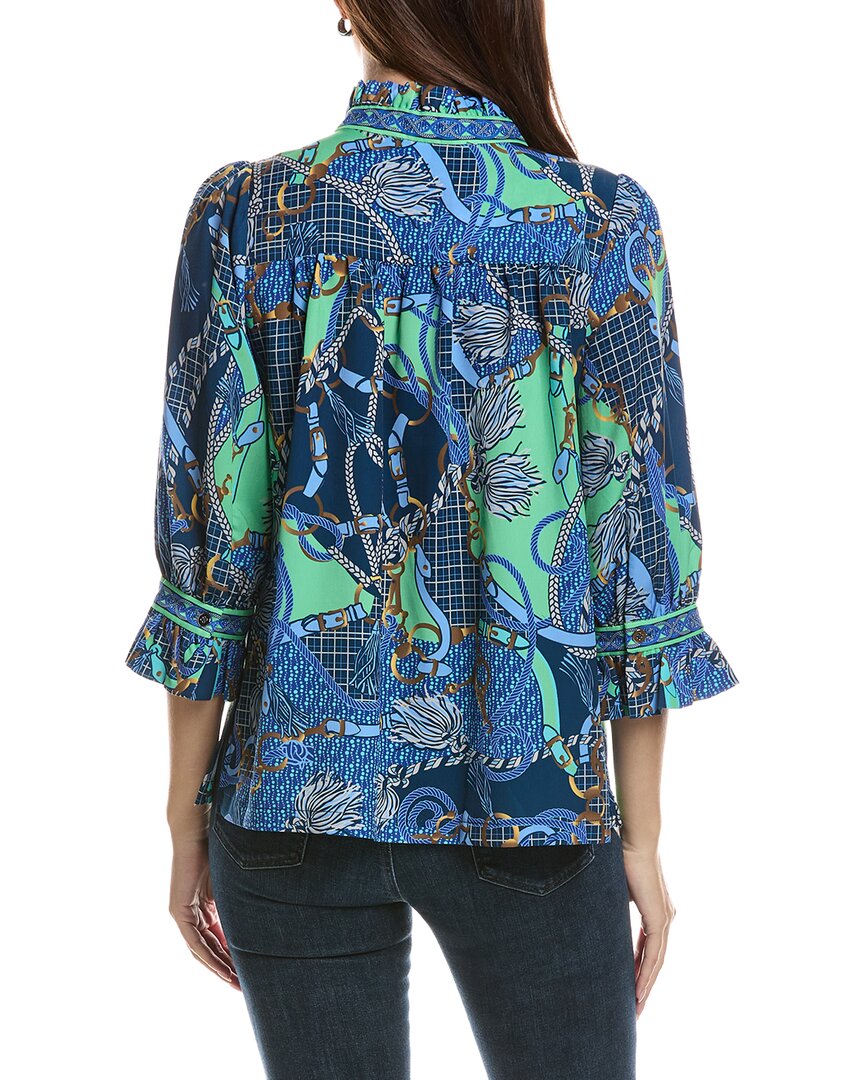 GRETCHEN SCOTT Gretchen Scott Ruffleneck Top