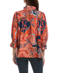 GRETCHEN SCOTT Gretchen Scott Ruffle Neck Tunic