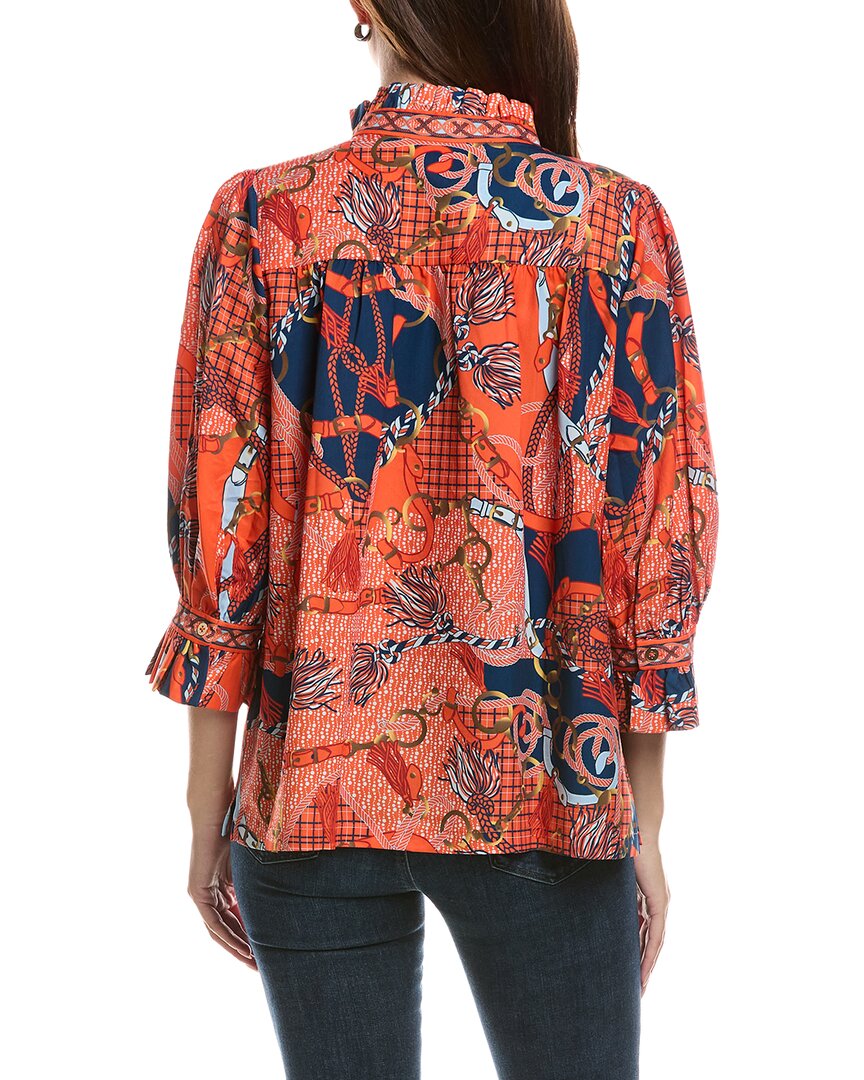 GRETCHEN SCOTT Gretchen Scott Ruffle Neck Tunic