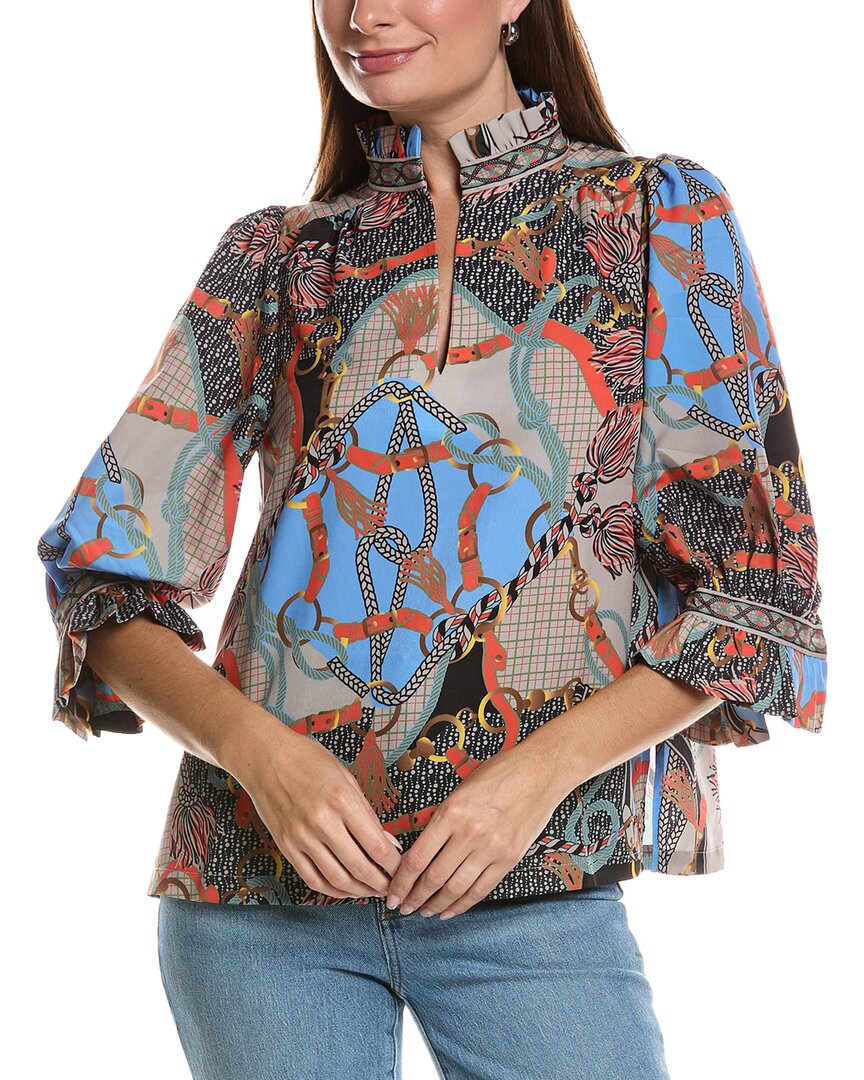 GRETCHEN SCOTT Gretchen Scott Ruffle Neck Tunic