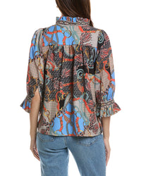 GRETCHEN SCOTT Gretchen Scott Ruffle Neck Tunic