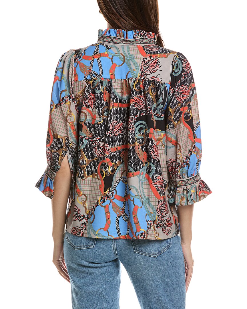 GRETCHEN SCOTT Gretchen Scott Ruffle Neck Tunic