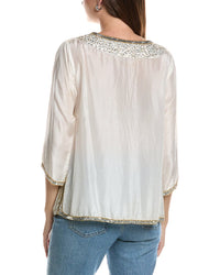 GRETCHEN SCOTT Gretchen Scott Silk Beaded Tunic