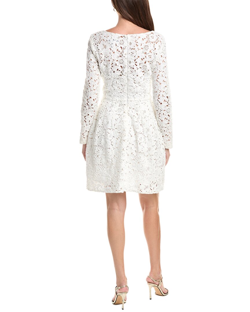 Oscar de la Renta Oscar De La Renta Bateau Neck Silk-Lined Cocktail Dress