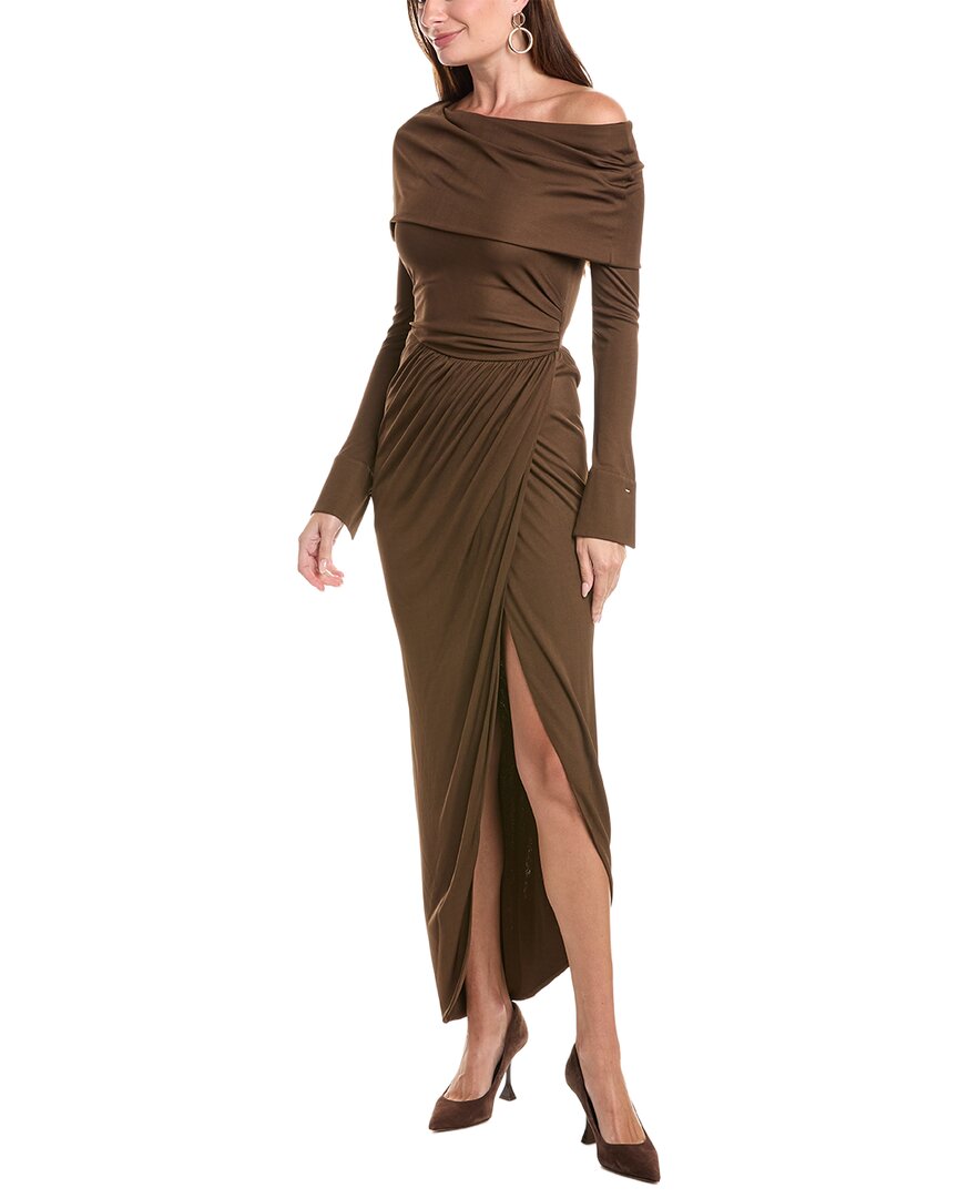 Oscar de la Renta Oscar De La Renta Off-Shoulder Gown