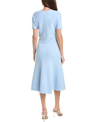 Oscar de la Renta Oscar De La Renta Orchid Knit Fit & Flare Dress