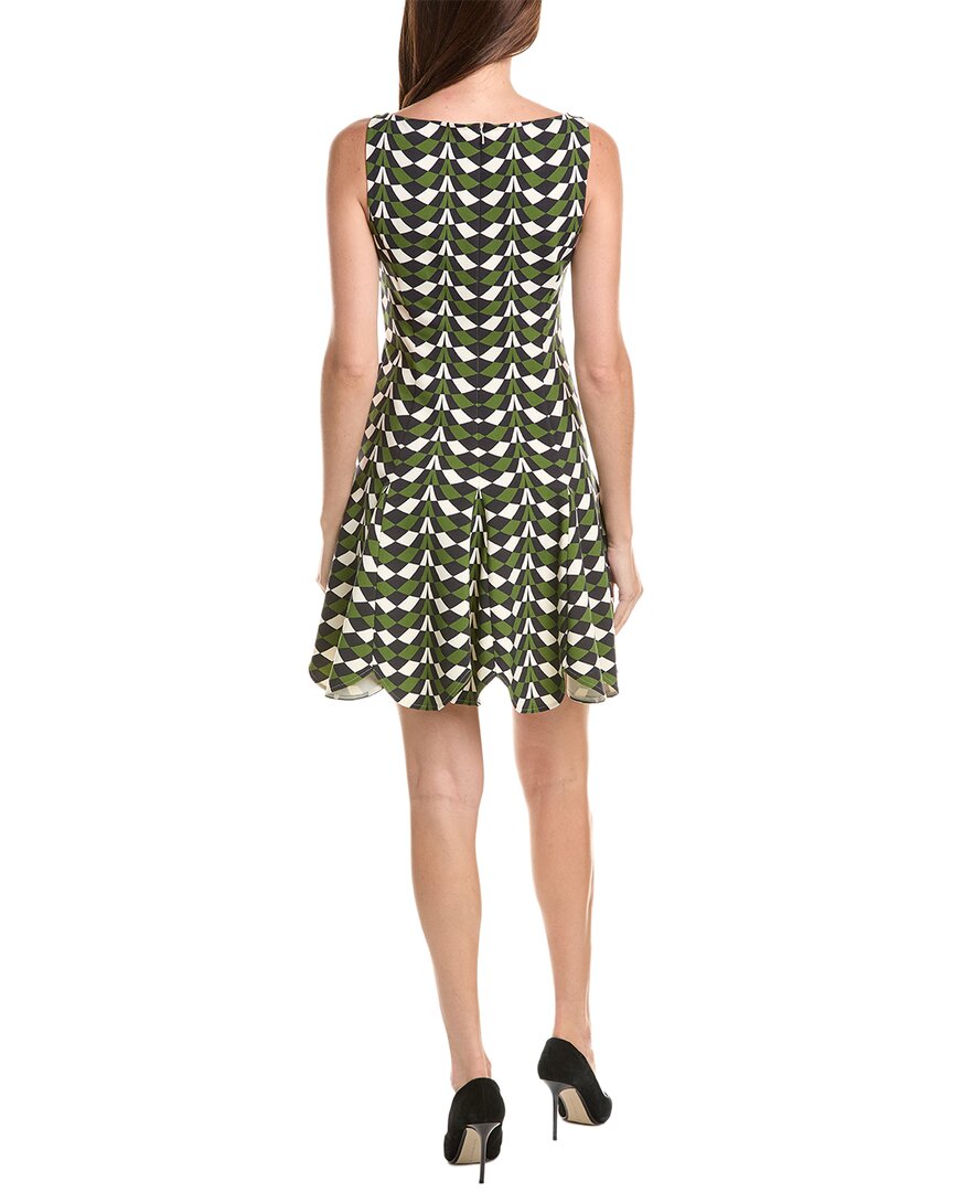 Oscar de la Renta Oscar De La Renta Geo Stretch Wool-Blend Mini Dress