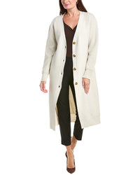 Oscar de la Renta Oscar De La Renta Wool Long Cardigan