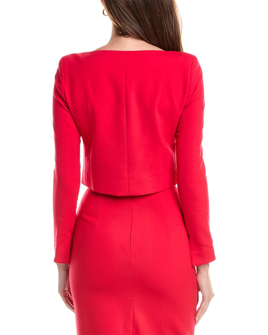 Oscar de la Renta Oscar De La Renta Silk-Lined Wool-Blend Jacket