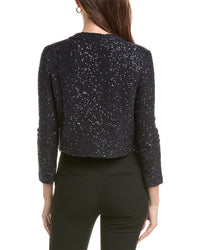 Oscar de la Renta Oscar De La Renta Sequin Bolero Cardigan