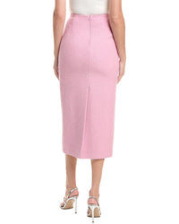 Oscar de la Renta Oscar De La Renta Tweed Silk-Lined Wool-Blend Pencil Skirt