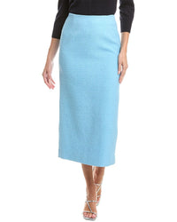 Oscar de la Renta Oscar De La Renta Tweed Silk-Lined Wool-Blend Pencil Skirt