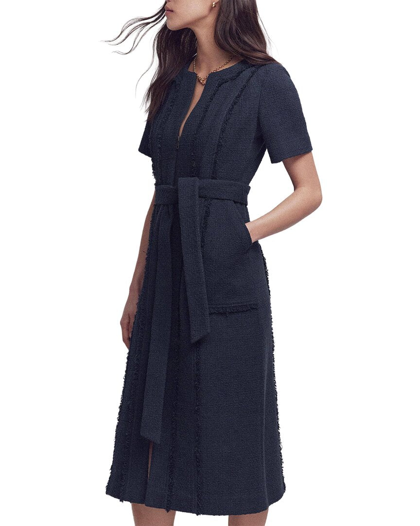 Boden Boden Ruth Zip Texture Dress