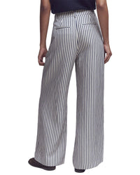 Boden Boden Kensington Linen-Blend Wide Leg Trouser