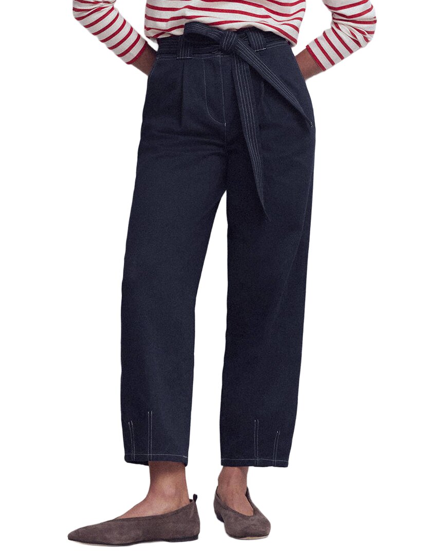 Boden Boden Belted Barrel Leg Trouser