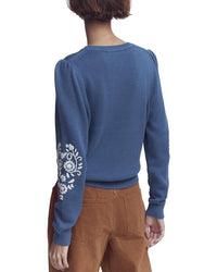 Boden Boden Davina Puff Sleeve Wool-Blend Jumper