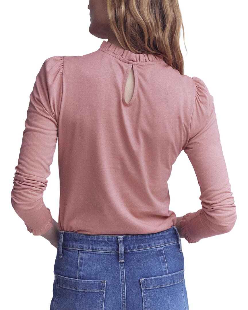 Boden Boden Supersoft Frill Detail Top