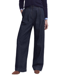 Boden Boden Pleated Wide Leg Jean