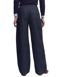 Boden Boden Pleated Wide Leg Jean