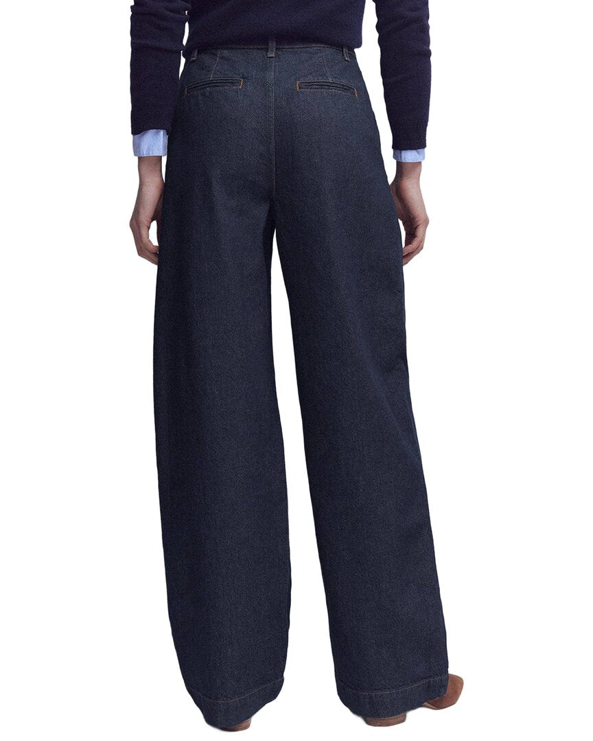 Boden Boden Pleated Wide Leg Jean