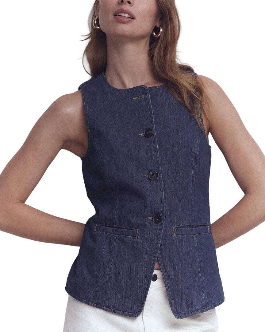 Boden Boden Denim Waistcoat