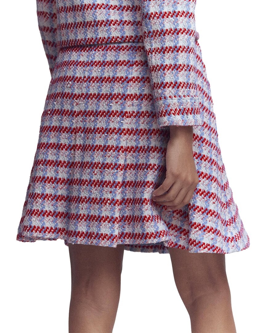 Boden Boden Flippy Textured Skirt