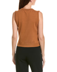 Tahari Asl Knit Vest
