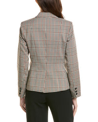 Tahari Asl Glenn Plaid Blazer