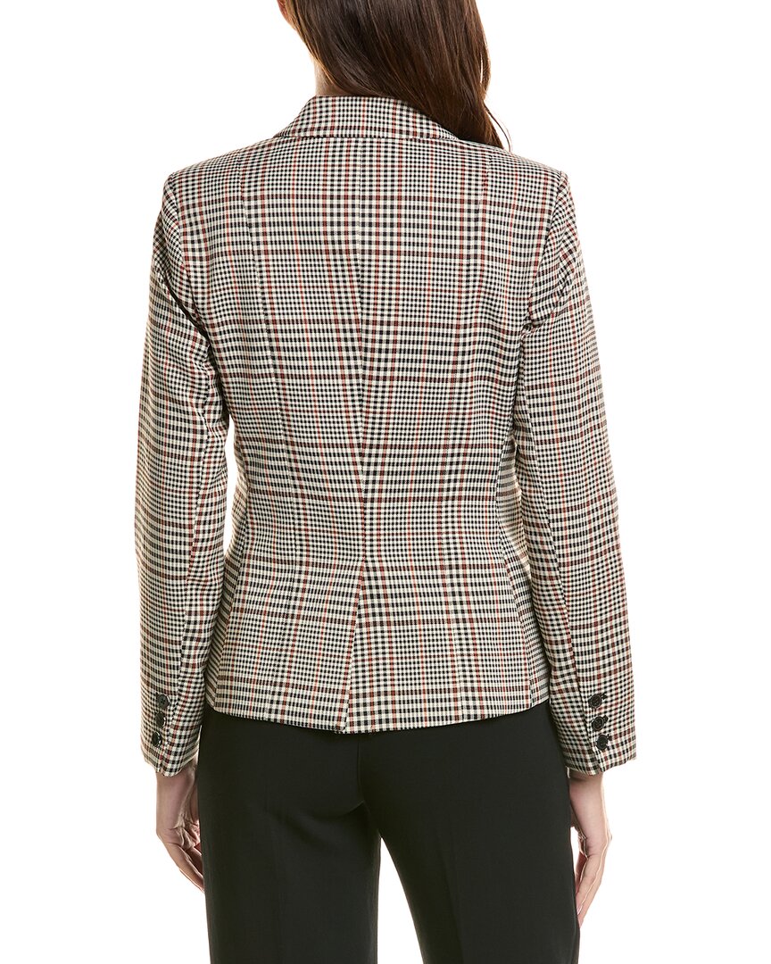 Tahari Asl Glenn Plaid Blazer