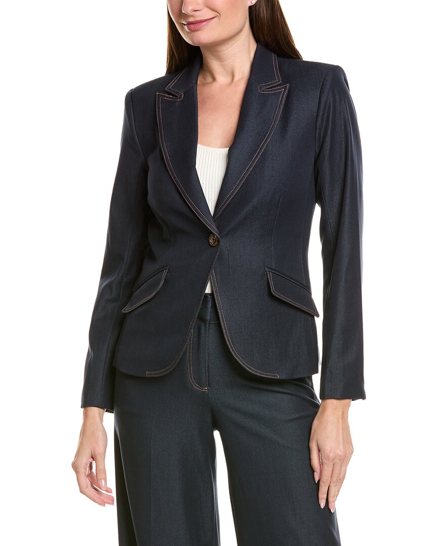 Tahari ASL Tahari Asl Denim Blazer