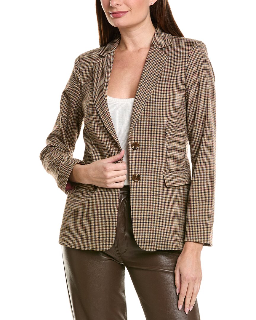 Tahari Asl Glenn Plaid Blazer