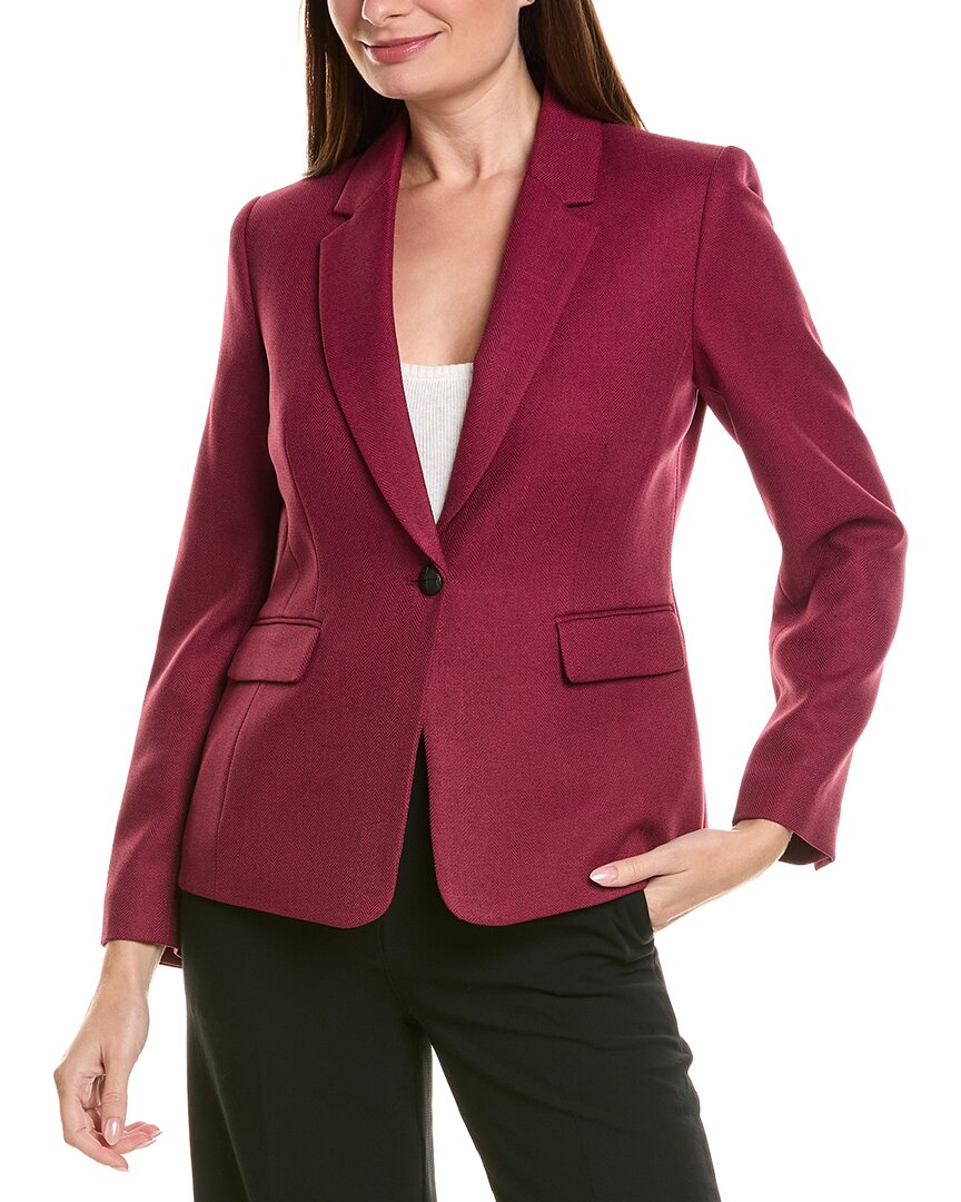 Tahari ASL Tahari Asl Petite Herringbone Blazer