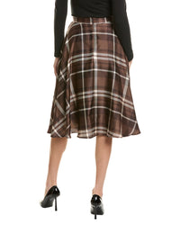 Tahari Asl Scarf Twill Skirt