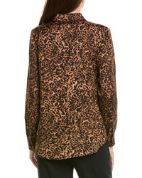 Tahari ASL Tahari Asl Scarf Twill Long Sleeve Top