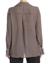 Max Studio Button Front Blouse