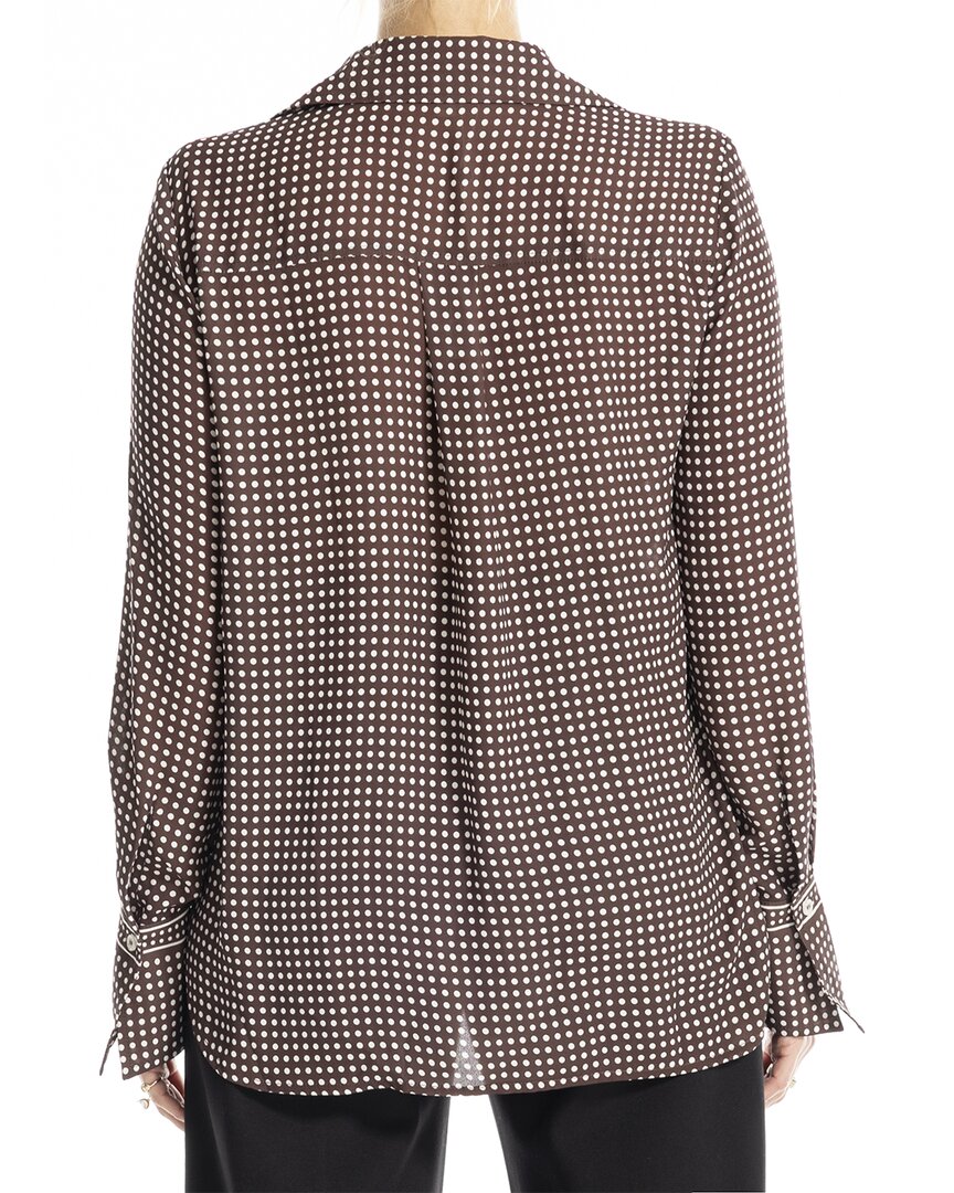 Max Studio Button Front Blouse