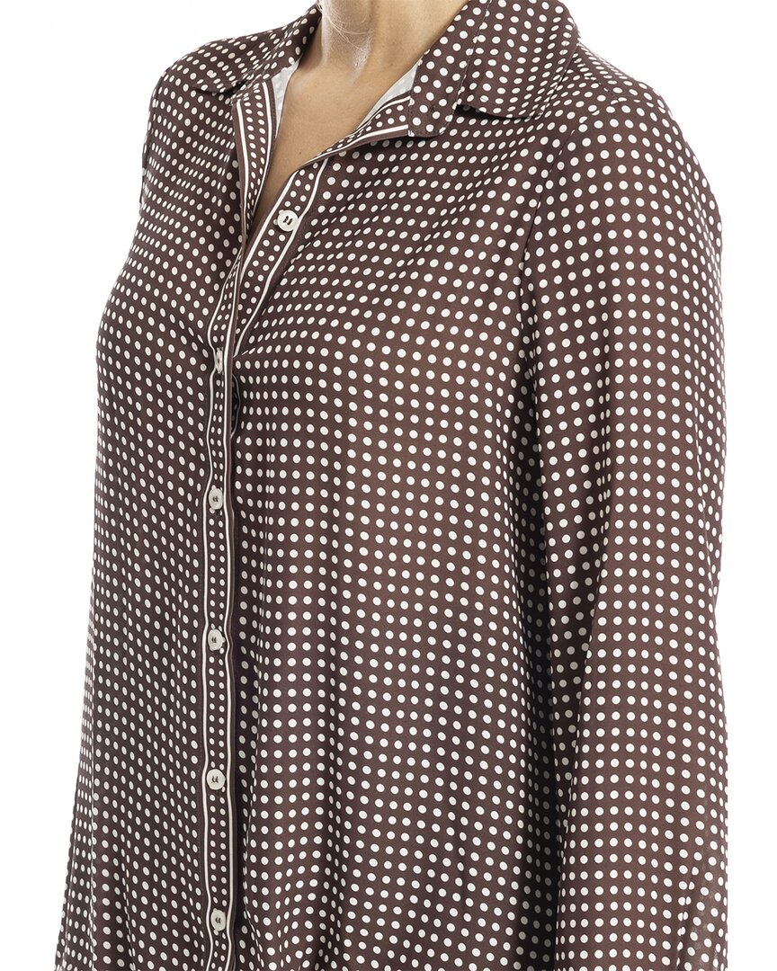 Max Studio Button Front Blouse