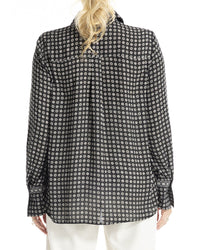 Max Studio Button Front Blouse