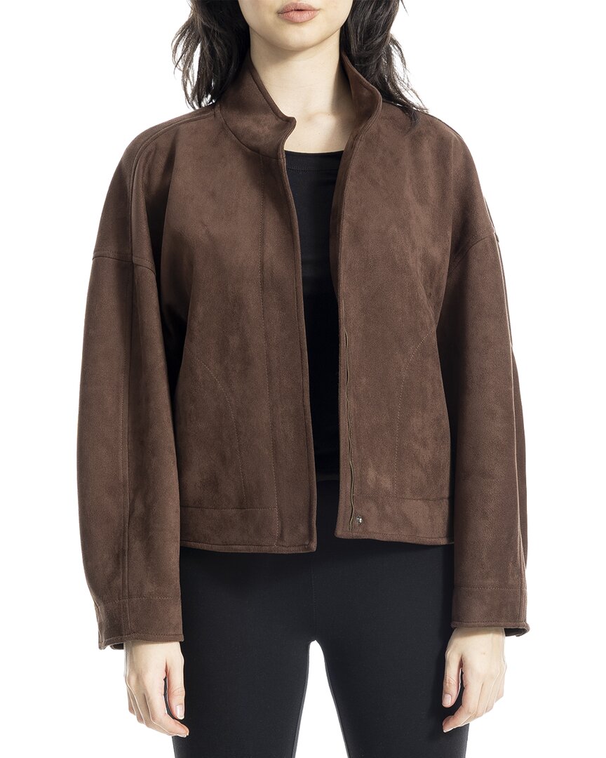 Max Studio Zip Up Bomber Jacket