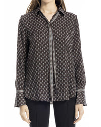 Max Studio Button Front Blouse
