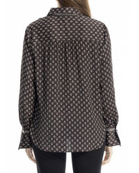 Max Studio Button Front Blouse