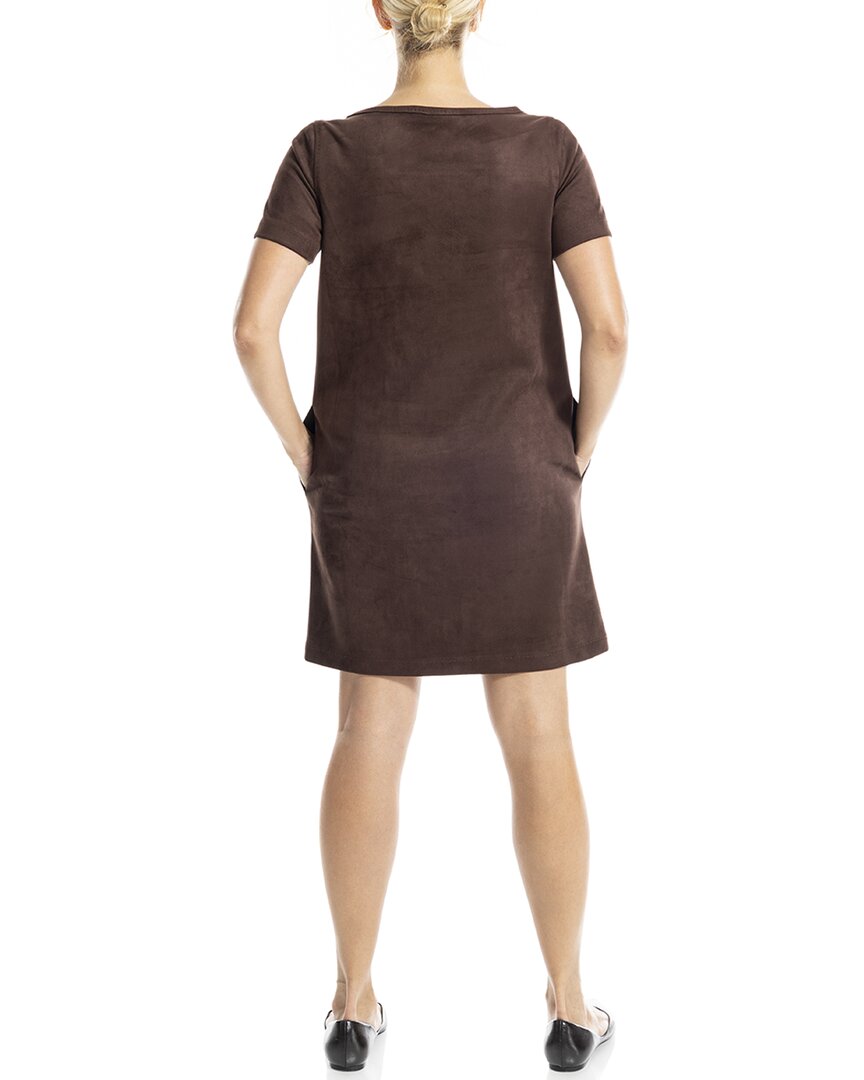 Max Studio Round Neck Short Dress