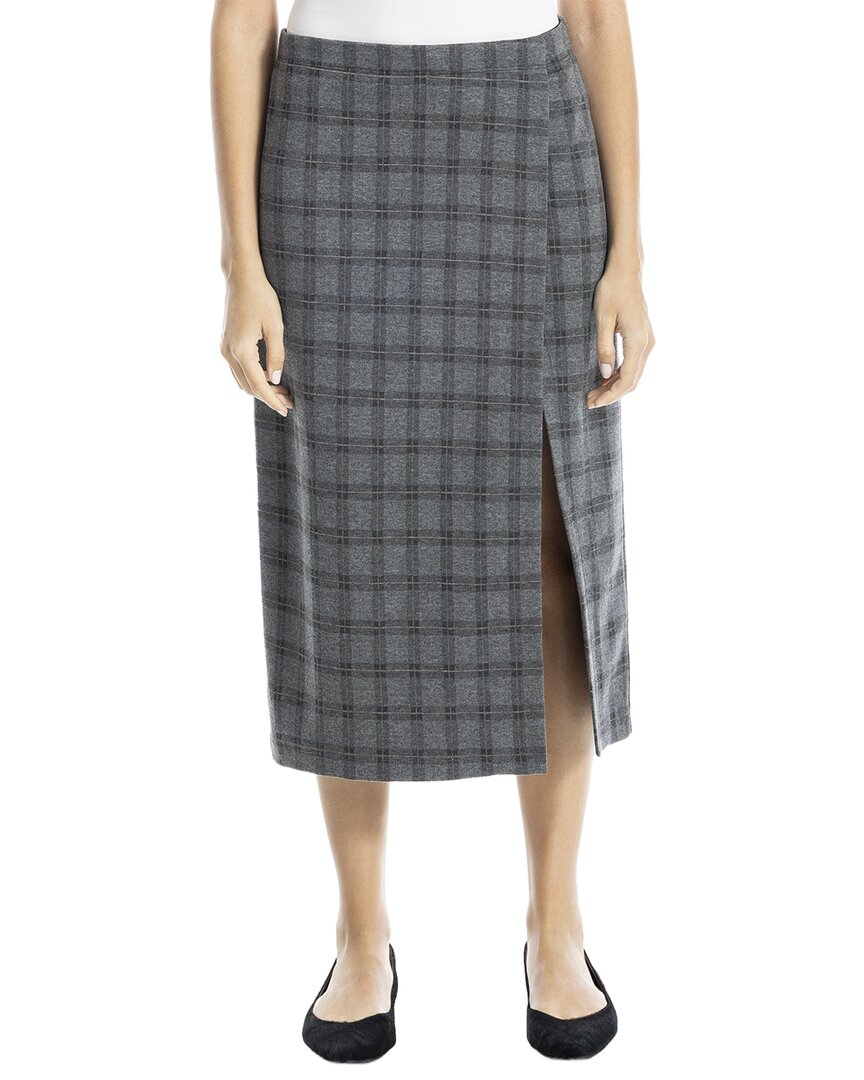 Max Studio Faux Wrap Midi Skirt