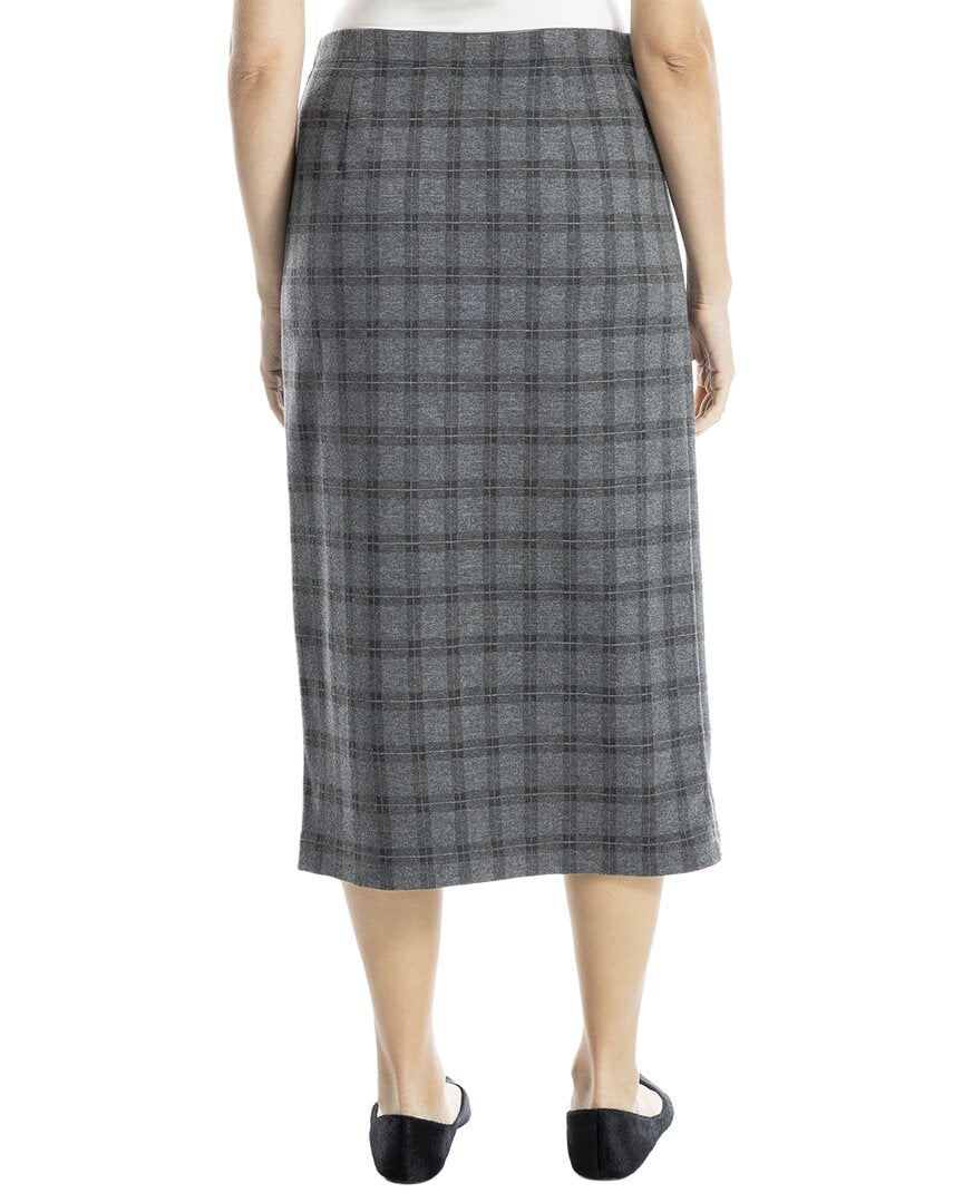 Max Studio Faux Wrap Midi Skirt