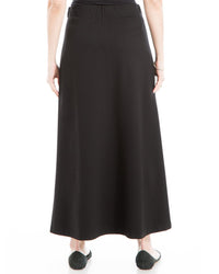 Max Studio Button Front Midi Skirt